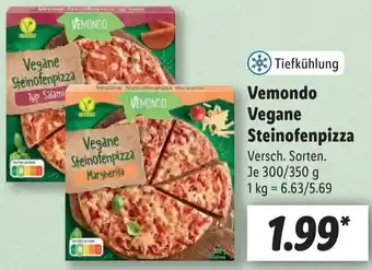 Lidl Vemondo Vegane Steinofenpizza 300/350 g Angebot