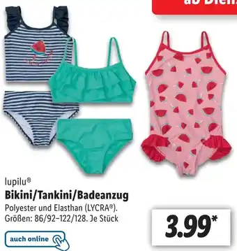 Lidl lupiluⓇ Bikini/Tankini/Badeanzug Angebot