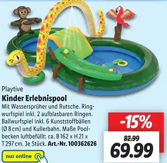 Lidl Playtive Kinder Erlebnispool Angebot