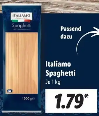 Lidl Italiamo Spaghetti 1 kg Angebot