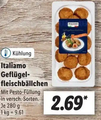 Lidl Italiamo Geflügel-fleischbällchen 280 g Angebot