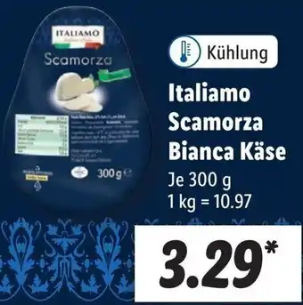 Lidl Italiamo Scamorza Bianca Käse 300 g Angebot