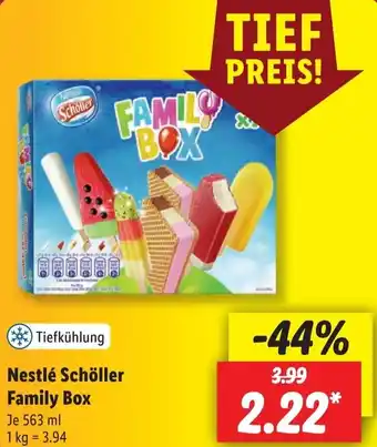 Lidl Nestlé Schöller Family Box 563 ml Angebot