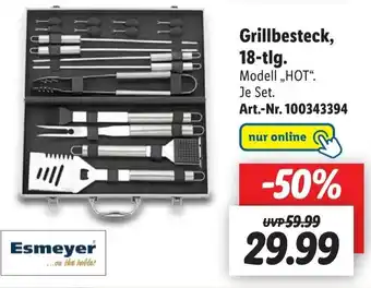 Lidl Esmeyer Grillbesteck, 18-tlg. Angebot