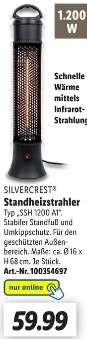 Lidl SILVERCRESTⓇ Standheizstrahler SSH 1200 A1 Angebot