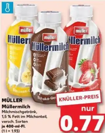 Kaufland MÜLLER Müllermilch 400 ml Fl. Angebot