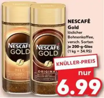 Kaufland NESCAFÉ Gold 200 g Glas Angebot