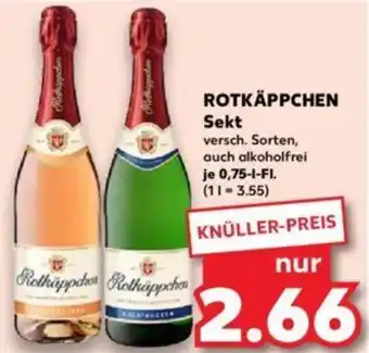 Kaufland ROTKÄPPCHEN Sekt 0,75 L-Fl. Angebot