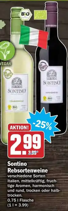 AEZ Sontino Rebsortenweine 0,75L Angebot