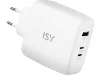 MediaMarkt Isy iac-5100, usb-c gan, ladegerät universal 100 watt, weiß Angebot