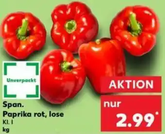 Kaufland Span. Paprika rot, lose Angebot