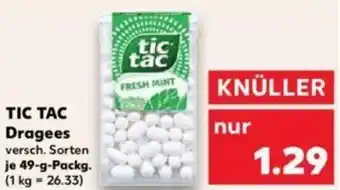 Kaufland TIC TAC Dragees 49-g-Packg. Angebot