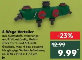 Kaufland Parkside 4-Wege-Verteiler Angebot