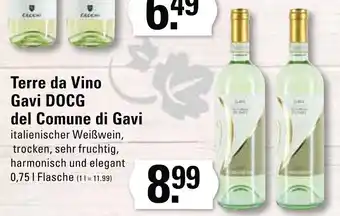 Edeka Terre da Vino Gavi DOCG del Comune di Gavi 750ml Angebot