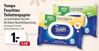 Edeka Tempo Feuchtes Toilettenpapier 42st Angebot