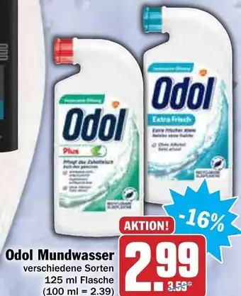 AEZ Odol Mundwasser 125 ml Angebot