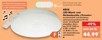 Kaufland NÄVE LED-Wand- und Deckenleuchte >>Toronto<< Angebot