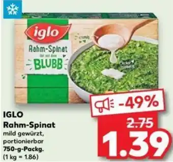 Kaufland IGLO Rahm-Spinat 750-g-Packg. Angebot