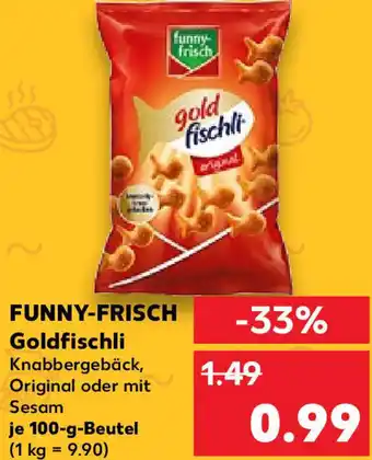 Kaufland FUNNY-FRISCH Goldfischli 100 g Beutel Angebot