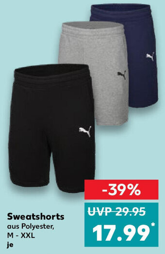 Kaufland Puma Sweatshorts Angebot