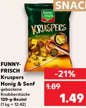 Kaufland Funny Frisch Kruspers Honig & Senf 120 g Angebot