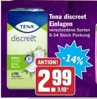 AEZ Tena discreet Einlagen Angebot