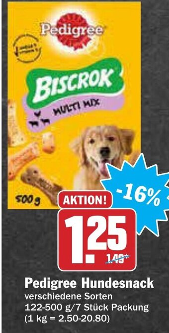 AEZ Pedigree Hundesnacks 122-500g Angebot