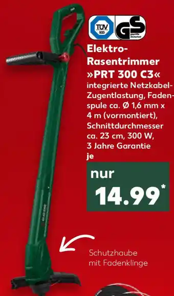 Kaufland Parkside Elektro Rasentrimmer PRT 300 C3 Angebot