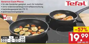 Netto Marken-Discount Tefal Generous Cook Pfanne Angebot