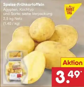 Netto Marken-Discount Speise-Frühkartoffeln 2,5 kg Netz Angebot