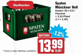 AEZ Spaten Münchner Hell 20 x 0,5 L Angebot