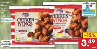 Netto Marken-Discount Chicken Wings 750 g Angebot