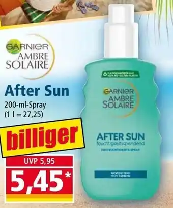 Norma GARNIER AMBRE SOLAIRE After Sun 200 ml Angebot