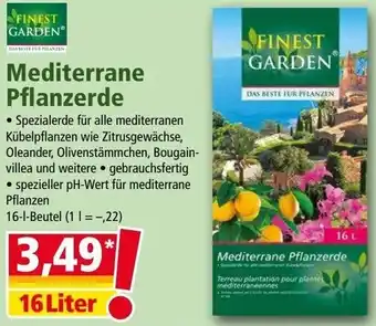 Norma FINEST GARDEN Mediterrane Pflanzerde Angebot