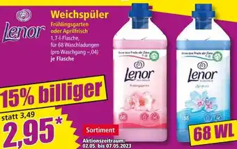 Norma Lenor Weichspüler 68 WL Angebot