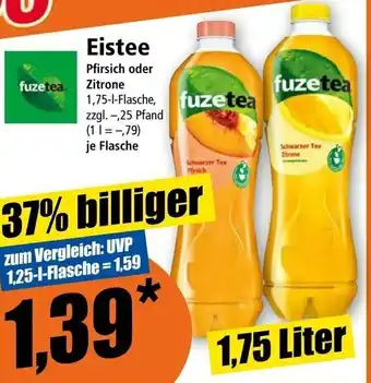 Norma fuzetea Eistee 1,75 Liter Angebot