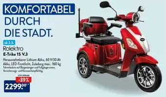 Aldi Nord Rolektro E-Trike 15 V.3 Angebot