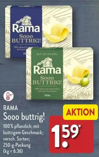 Aldi Nord RAMA Sooo buttrig! 250 g Packung Angebot