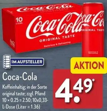 Aldi Nord Coca-Cola Angebot