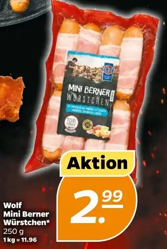 NETTO Wolf Mini Berner Würstchen* 250 g Angebot