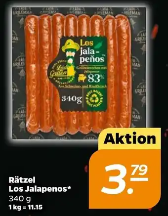 NETTO Rätzel Los Jalapenos* 340 g Angebot