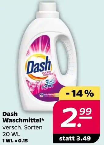 NETTO Dash Waschmittel* 20 WL Angebot