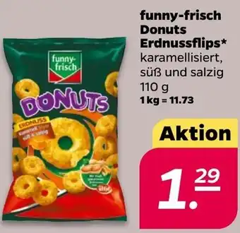 NETTO funny-frisch Donuts Erdnussflips* 110 g Angebot