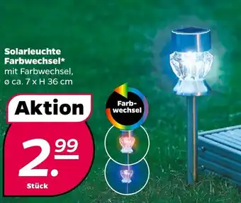 NETTO Solarleuchte Farbwechsel* Angebot