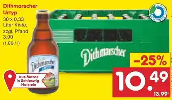 Netto Marken-Discount Dithmarscher Urtyp 30 x 0,33 Liter Kiste Angebot