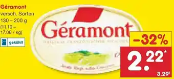 Netto Marken-Discount Géramont 130-200 g Angebot