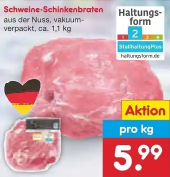 Netto Marken-Discount Schweine-Schinkenbraten ca. 1,1 kg Angebot