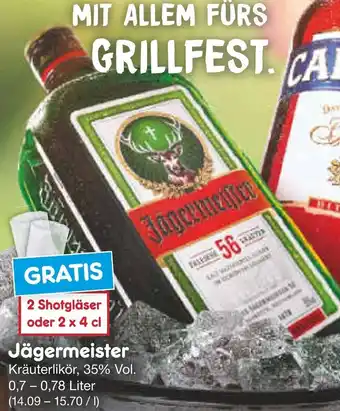 Netto Marken-Discount Jägermeister 0,7-0,78 Liter Angebot