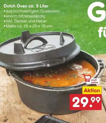 Netto Marken-Discount Dutch Oven ca. 5 Liter Angebot