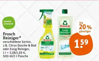 tegut Frosch Reiniger 500ml/1L Angebot